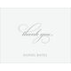 Script Thank You Folded Note Cards - Letterpress Image 3 of 4